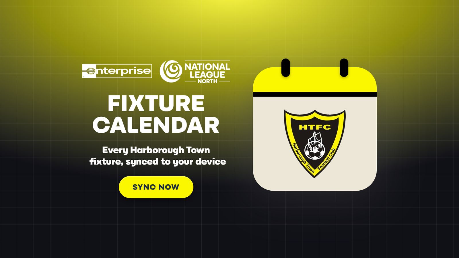 Get in sync with every Harborough fixture!