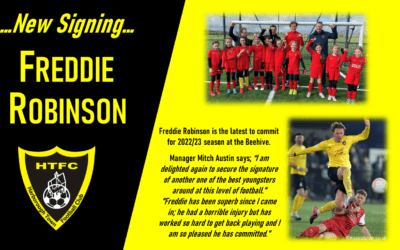Freddie Robinson is the latest to commit for 2022/23 season at the Beehive