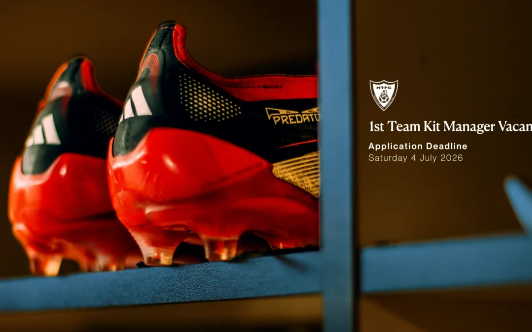 1st Team Kit Manager Vacancy